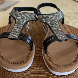 Glitzy Sandals NWOT
